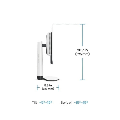 Монитор BenQ 26.5" EX271QMZ (9H.LPPLA.TBE) Black/White купить в Украине | Telemart фото