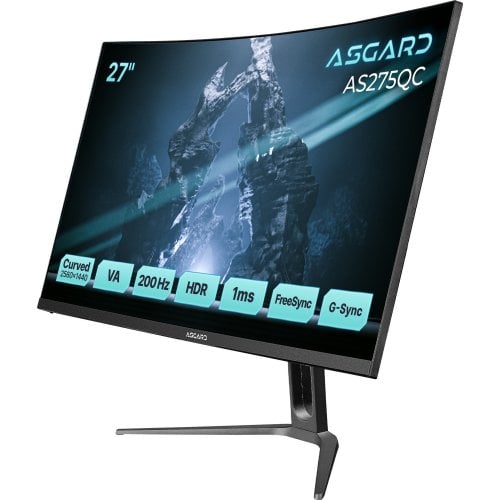 Монитор ASGARD 27" AS275QC Black купить в Украине | Telemart фото