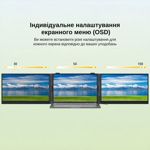 Портативний монітор Blackview 15.3" DCM8Pro (BVDCM8PRO) Grey/Black купити в Україні | Telemart фото