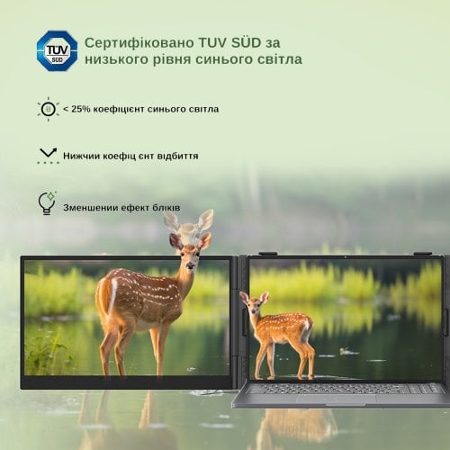 Портативний монітор Blackview 15.3" DCM8Pro (BVDCM8PRO) Grey/Black купити в Україні | Telemart фото