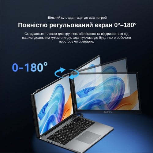 Портативний монітор Blackview 14" SCM5 (BVSCM5) Black купити в Україні | Telemart фото