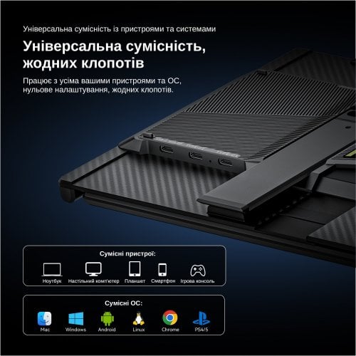 Портативний монітор Blackview 14" SCM5 (BVSCM5) Black купити в Україні | Telemart фото