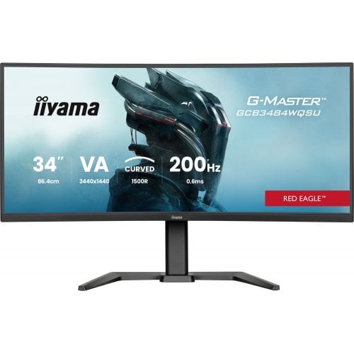 Монітор Iiyama 34" G-Master GCB3484WQSU-B2 Black купити в Україні | Telemart фото