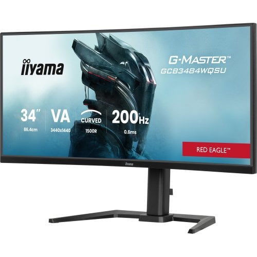 Монітор Iiyama 34" G-Master GCB3484WQSU-B2 Black купити в Україні | Telemart фото