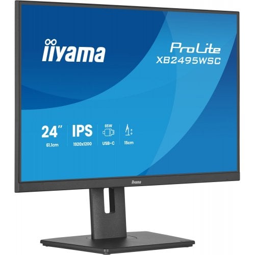 Монітор Iiyama 24.1" ProLite XB2495WSC-B1 Black купити в Україні | Telemart фото