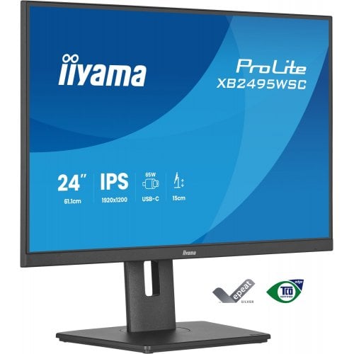 Монітор Iiyama 24.1" ProLite XB2495WSC-B1 Black купити в Україні | Telemart фото