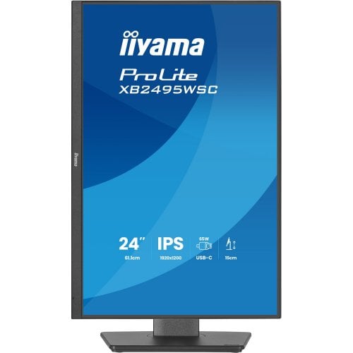 Монітор Iiyama 24.1" ProLite XB2495WSC-B1 Black купити в Україні | Telemart фото