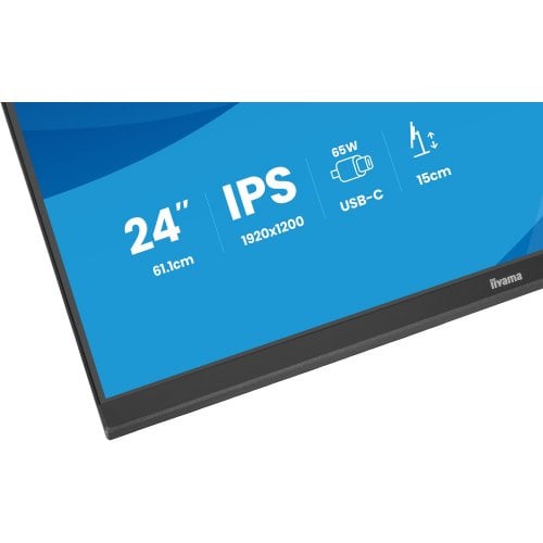 Монітор Iiyama 24.1" ProLite XB2495WSC-B1 Black купити в Україні | Telemart фото