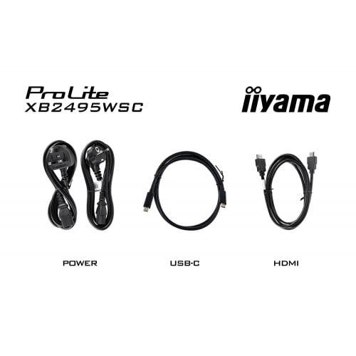 Монітор Iiyama 24.1" ProLite XB2495WSC-B1 Black купити в Україні | Telemart фото
