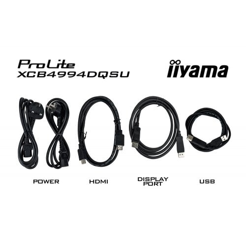 Монітор Iiyama 49" ProLite XCB4994DQSU-B1 Black купити в Україні | Telemart фото