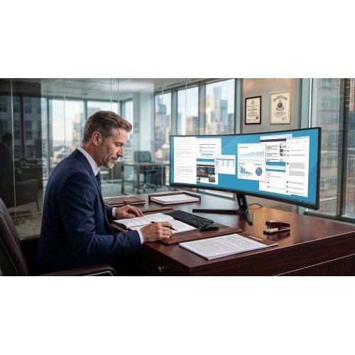 Монітор Iiyama 49" ProLite XCB4994DQSU-B1 Black купити в Україні | Telemart фото