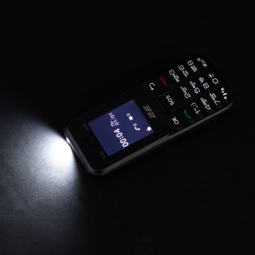 Кнопковий телефон 2E S180 2024 (694743653885) Black купити в Україні | Telemart фото