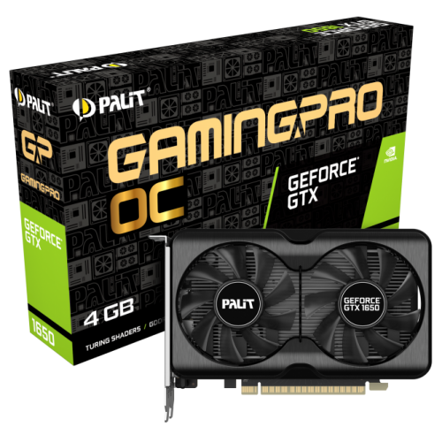 Відеокарта Palit GeForce GTX 1650 Gaming Pro OC 4096MB (NE61650S1BG1-1175A) (Відновлено продавцем, 922577) купити в Україні | Telemart фото