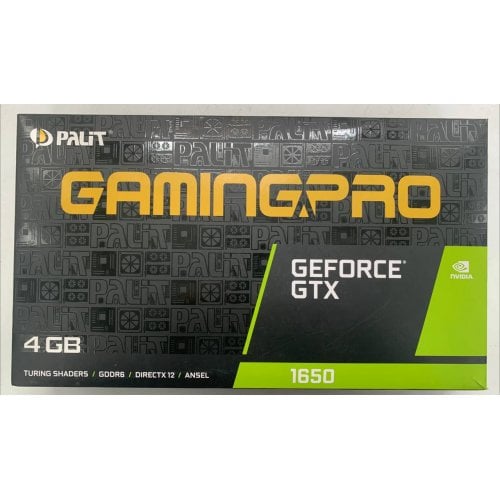 Відеокарта Palit GeForce GTX 1650 Gaming Pro OC 4096MB (NE61650S1BG1-1175A) (Відновлено продавцем, 922577) купити в Україні | Telemart фото