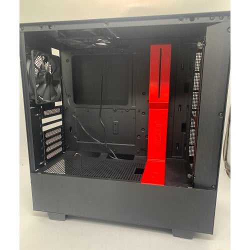 Корпус NZXT H510 Tempered Glass (CA-H510B-BR) Matte Black/Red (Восстановлено продавцом, 922608) купить в Украине | Telemart фото