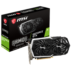 Видеокарта MSI GeForce GTX 1660 Ti ARMOR OC 6144MB (GTX 1660 TI ARMOR 6G OC) (Восстановлено продавцом, 922703)