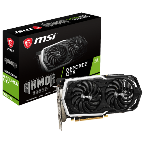 Видеокарта MSI GeForce GTX 1660 Ti ARMOR OC 6144MB (GTX 1660 TI ARMOR 6G OC) (Восстановлено продавцом, 922703) купить в Украине | Telemart фото