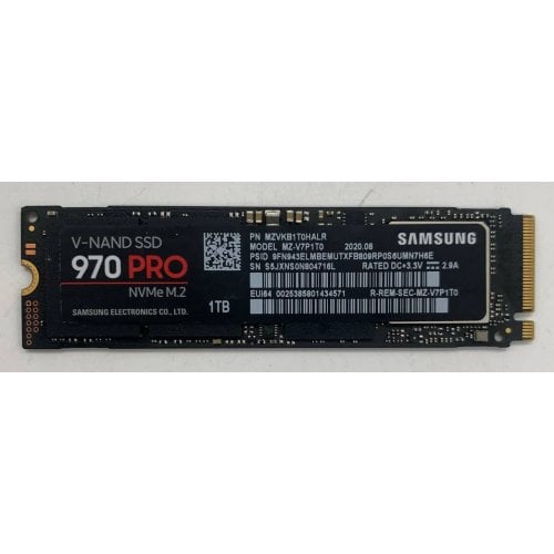 Ssd-диск Samsung 970 PRO V-NAND MLC 1TB M.2 (2280 PCI-E) (MZ-V7P1T0BW) (Восстановлено продавцом, 922747) купить в Украине | Telemart фото