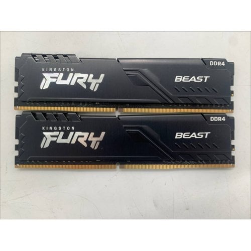 Озп Kingston DDR4 32GB (2x16GB) 3600Mhz FURY Beast Black (KF436C18BBK2/32) (Відновлено продавцем, 922859) купити в Україні | Telemart фото