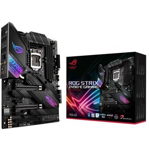 Материнская плата Asus ROG STRIX Z490-E GAMING (s1200, Intel Z490) (Восстановлено продавцом, 922890) купить в Украине | Telemart фото