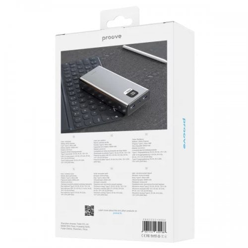 Powerbank Proove Guardian 20000mAh 22.5W (PBG222210004) Grey купити в Україні | Telemart фото