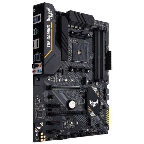 Уценка материнская плата Asus TUF GAMING B450-PLUS II (sAM4, AMD B450) (Отремонтировано производителем, 922985) купить в Украине | Telemart фото