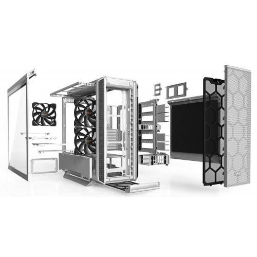 Корпус Be Quiet! Silent Base 802 Tempered Glass без БП (BGW40) White (Восстановлено продавцом, 923022) купить в Украине | Telemart фото