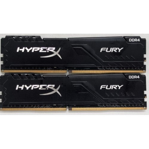 Озу HyperX DDR4 32GB (2x16GB) 3600Mhz Fury Black (HX436C18FB4K2/32) (Восстановлено продавцом, 923080) купить в Украине | Telemart фото
