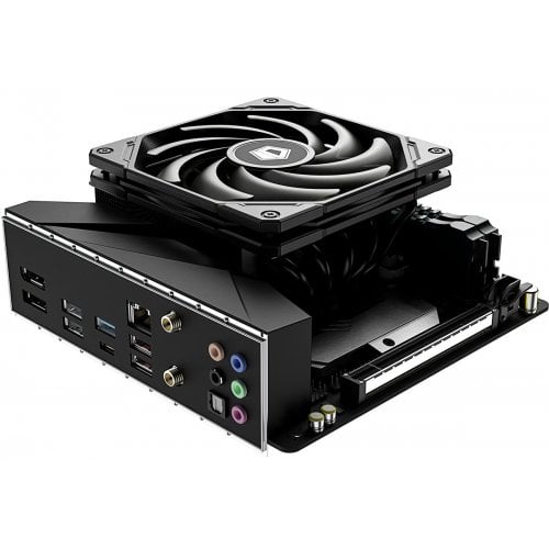 Уценка кулер ID-Cooling IS-55 BLACK (IS-55 BLACK) (Следы использования, 923099) купить в Украине | Telemart фото
