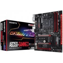 Материнская плата Gigabyte GA-AB350-GAMING 3 (sAM4, AMD B350) (Восстановлено продавцом, 923154)