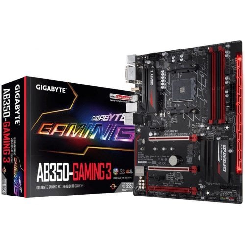 Материнская плата Gigabyte GA-AB350-GAMING 3 (sAM4, AMD B350) (Восстановлено продавцом, 923154) купить в Украине | Telemart фото