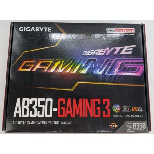 Материнская плата Gigabyte GA-AB350-GAMING 3 (sAM4, AMD B350) (Восстановлено продавцом, 923154) купить в Украине | Telemart фото