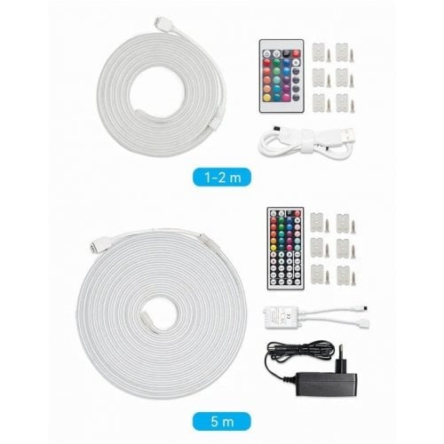Уцінка світлодіодна неонова стрічка Vention Silicone Neon LED Strip Lights with IR Remote 12V 5m (PAEWJ-EU) (Розкрита упаковка, 923247) купити в Україні | Telemart фото