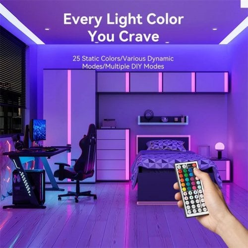Уцінка світлодіодна неонова стрічка Vention Silicone Neon LED Strip Lights with IR Remote 12V 5m (PAEWJ-EU) (Розкрита упаковка, 923247) купити в Україні | Telemart фото