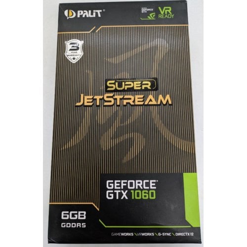 Відеокарта Palit GeForce GTX 1060 Super JetStream 6144MB (NE51060S15J9-1060J) (Відновлено продавцем, 923264) купити в Україні | Telemart фото