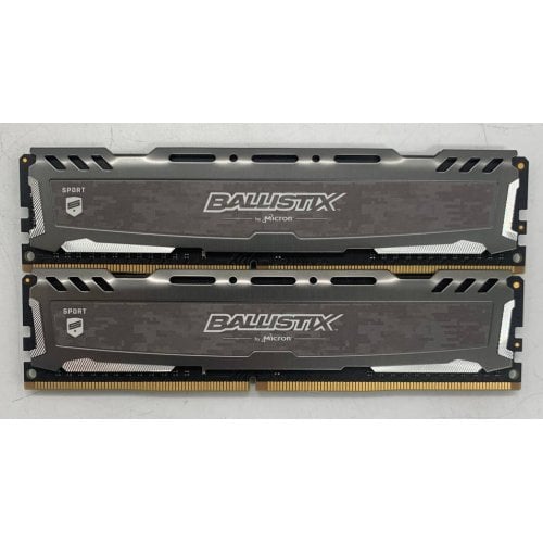 Озп Crucial DDR4 16GB (2x8GB) 3200Mhz Ballistix Black (BL2K8G32C16U4B) (Відновлено продавцем, 923279) купити в Україні | Telemart фото