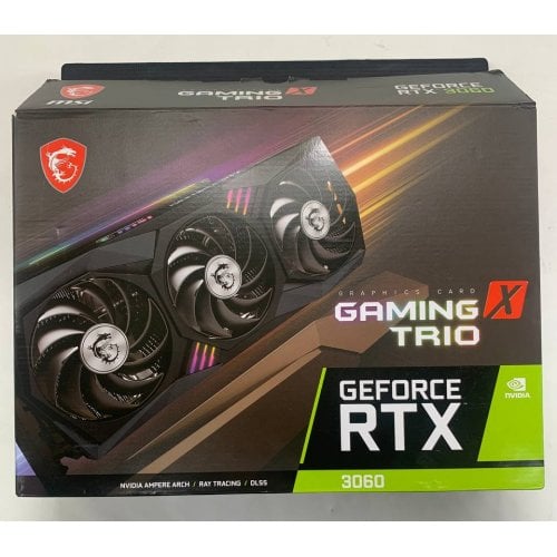 Видеокарта MSI GeForce RTX 3060 GAMING X TRIO 12288MB (RTX 3060 GAMING X TRIO 12G) (Восстановлено продавцом, 923401) купить в Украине | Telemart фото