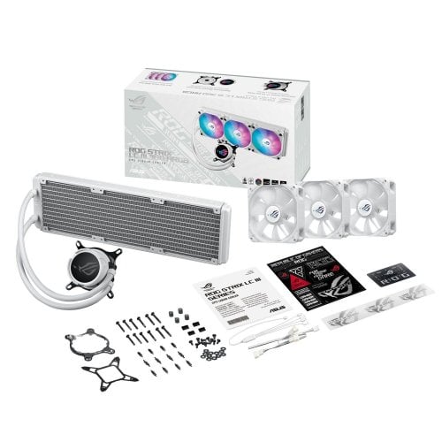 Уценка готовая сво Asus ROG Strix LC III 360 ARGB (90RC00T2-M0UAY0) White (Вскрытая упаковка, 923594) купить в Украине | Telemart фото