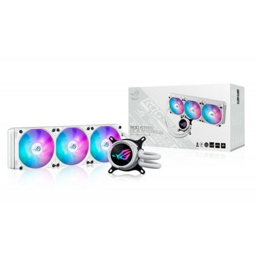 Уценка готовая сво Asus ROG Strix LC III 360 ARGB (90RC00T2-M0UAY0) White (Вскрытая упаковка, 923594) купить в Украине | Telemart фото