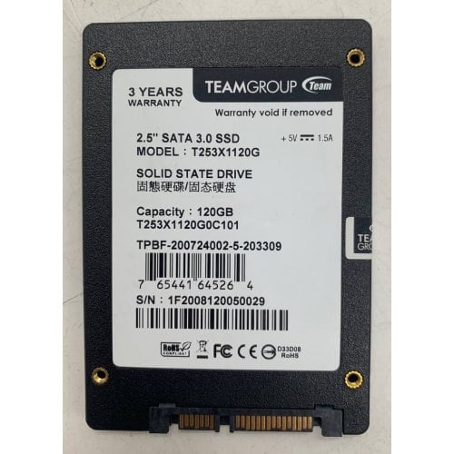 Ssd-диск Team GX1 TLC 120GB 2.5" (T253X1120G0C101) (Восстановлено продавцом, 923599) купить в Украине | Telemart фото