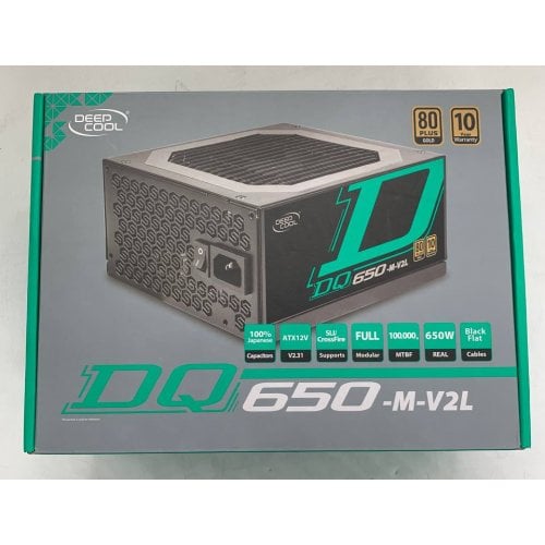 Блок питания Deepcool DQ650-M 650W (DQ650-M-V2L) Black (Восстановлено продавцом, 923684) купить в Украине | Telemart фото