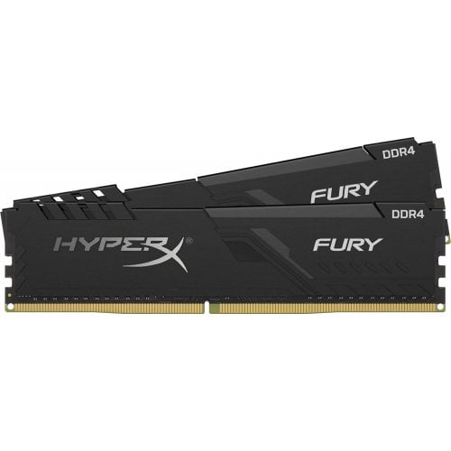 Озу HyperX DDR4 32GB (2x16GB) 2666Mhz Fury Black (HX426C16FB3K2/32) (Восстановлено продавцом, 923696) купить в Украине | Telemart фото