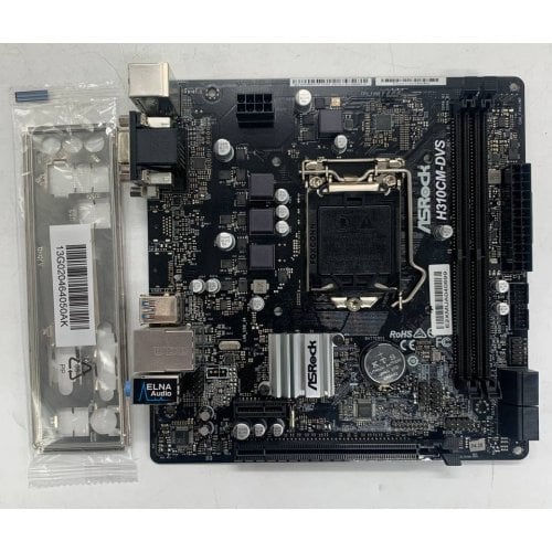 Материнская плата AsRock H310CM-DVS (s1151-V2, Intel H310) (Восстановлено продавцом, 923710) купить в Украине | Telemart фото