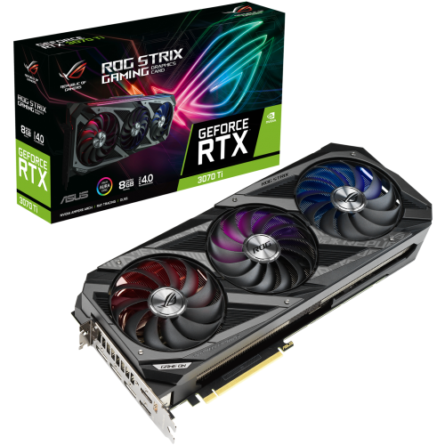 Відеокарта Asus ROG GeForce RTX 3070 Ti STRIX 8192MB (ROG-STRIX-RTX3070TI-8G-GAMING) (Відновлено продавцем, 923772) купити в Україні | Telemart фото