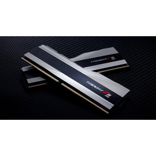 Уцінка озп G.Skill DDR5 64GB (2x32GB) 6400Mhz Trident Z5 RGB Silver (F5-6400J3239G32GX2-TZ5RS) (Розкрита упаковка, 923785) купити в Україні | Telemart фото