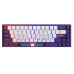 Уценка клавиатура Dark Project 68 Sunrise PBT RGB Mech G3MS Sapphire (DPP68_GSH_SUNR_ANSI_UA) Violet/White (Вскрытая упаковка, 923815)