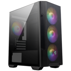 Уцінка корпус MSI MAG FORGE M100R без БЖ Black (Пошкоджено пакування, 923817)