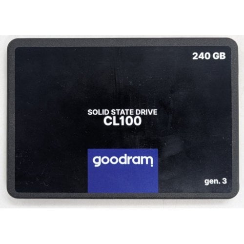 Ssd-диск GoodRAM CL100 Gen.3 3D NAND TLC 240GB 2.5" (SSDPR-CL100-240-G3) (Восстановлено продавцом, 923834) купить в Украине | Telemart фото
