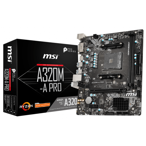 Материнская плата MSI A320M-A PRO (sAM4, AMD A320) (Восстановлено продавцом, 923846) купить в Украине | Telemart фото