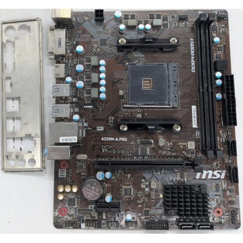 Материнская плата MSI A320M-A PRO (sAM4, AMD A320) (Восстановлено продавцом, 923846) купить в Украине | Telemart фото